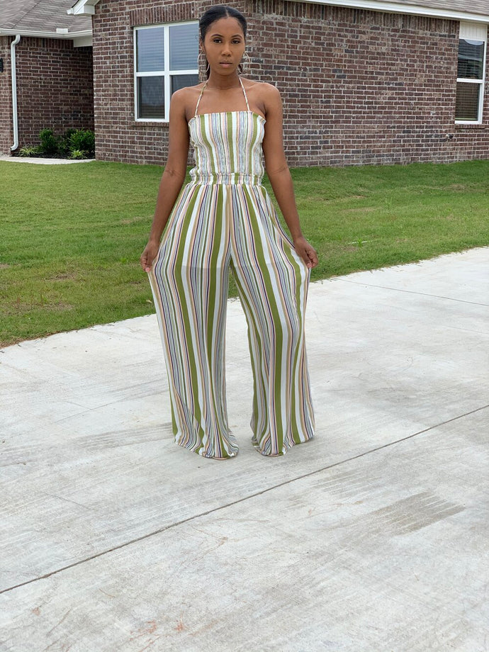 “Malaysia” Jumpsuit (Olive)