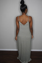 Load image into Gallery viewer, “Stylish” Maxi (Olive stripe)

