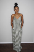 Load image into Gallery viewer, “Stylish” Maxi (Olive stripe)
