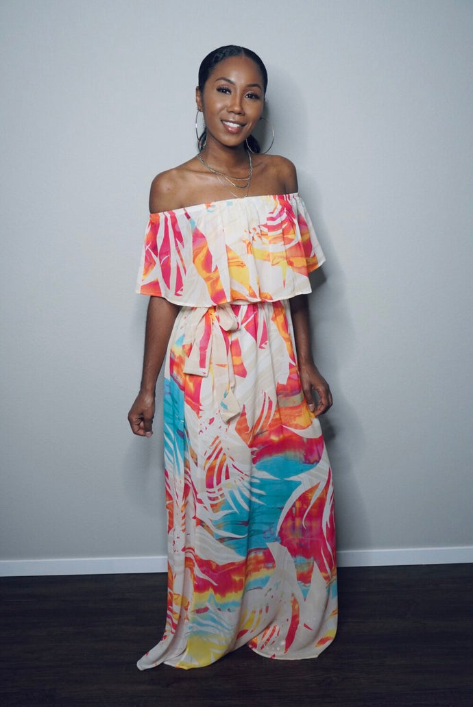 “Walks On The Beach” Maxi Dress