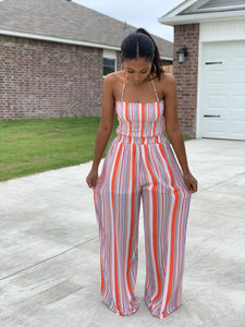 “Malaysia” Jumpsuit (Coral)