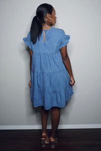 “Baby Doll” Denim Dress