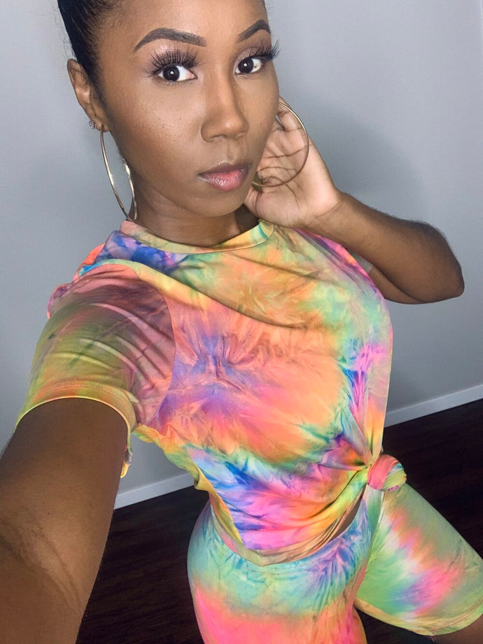 “Cotton Candy” tie dye set