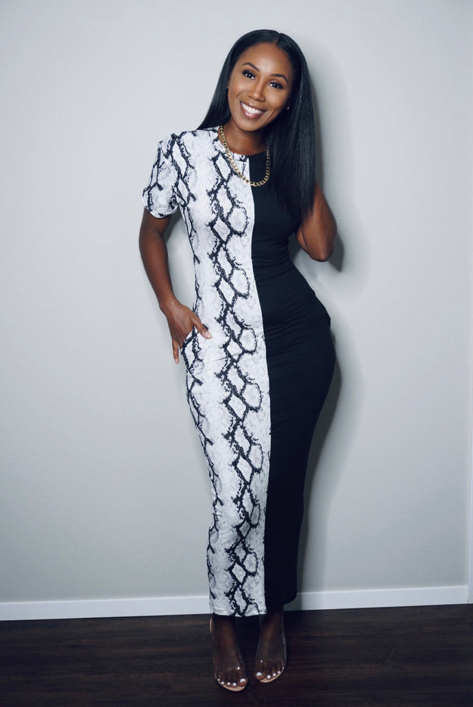 “Playing Both Sides” Dress