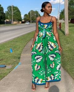 "Green Leaf" Jumpsuit