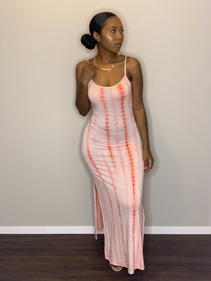 “Brielle” Maxi Dress (orange)