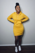 Load image into Gallery viewer, “Hoodie dress” (Mustard)
