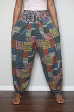 Load image into Gallery viewer, “Patchwork” Harem Pants (Olive)
