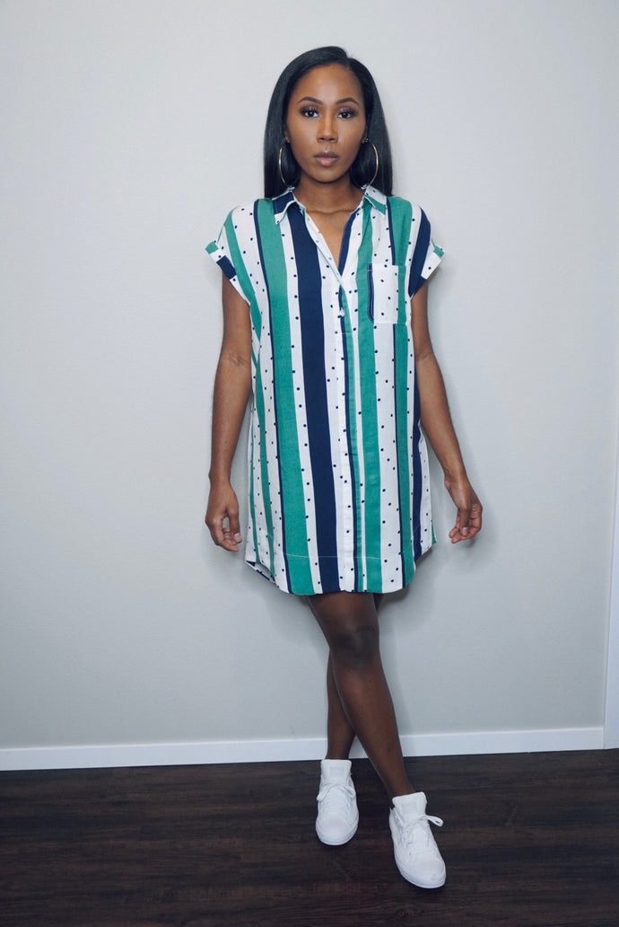 “Asia” Shirt Dress