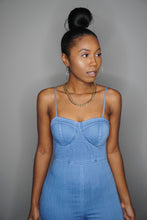 Load image into Gallery viewer, &quot;Pretty in Denim&quot; Jumpsuit
