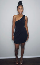 Load image into Gallery viewer, “Showstopper” mini dress (black)
