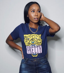 “Too Pretty” Shirt (Navy)