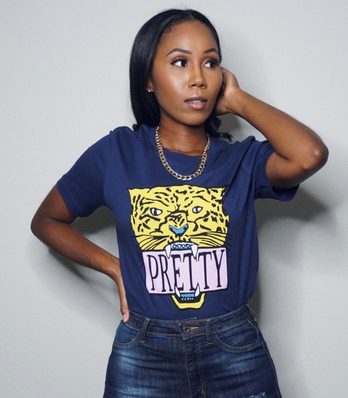 “Too Pretty” Shirt (Navy)