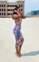 Load image into Gallery viewer, “Denim Artwork” Dress
